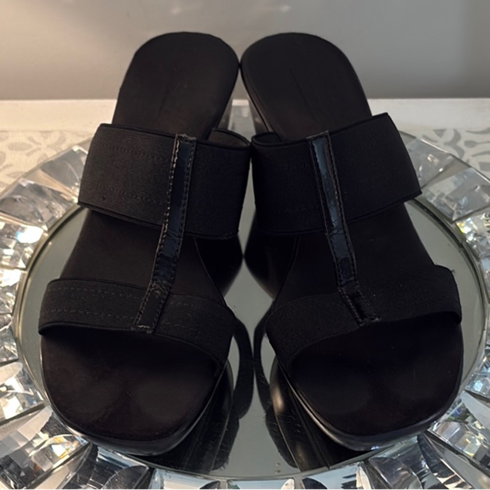 Elegant Black Women's Slide Sandals